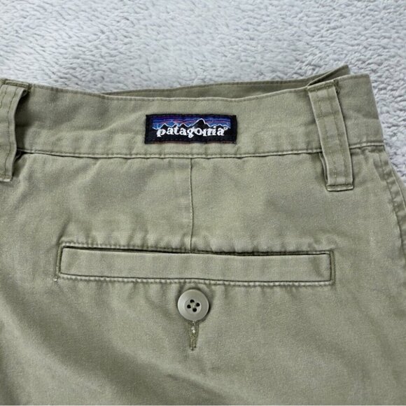 Patagonia Men's Sz 35x29 All Wear Straight Leg Green Pants Organic Cotton 55332 - Picture 6 of 12